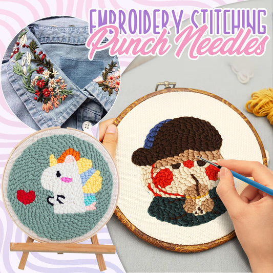 Embroidery Stitching Punch Needles